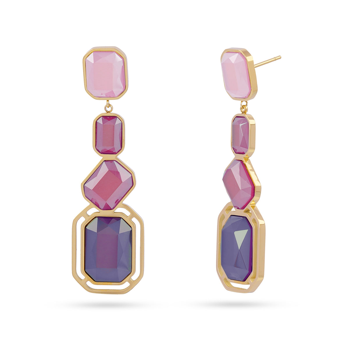 Pendientes Pixels Solesse Rosa Anartxy