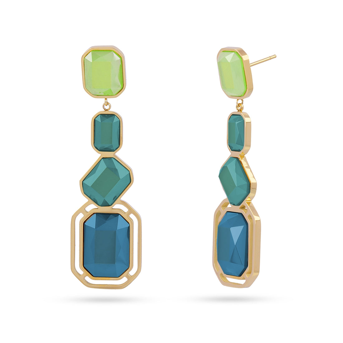 Pendientes Pixels Solesse Azul Anartxy