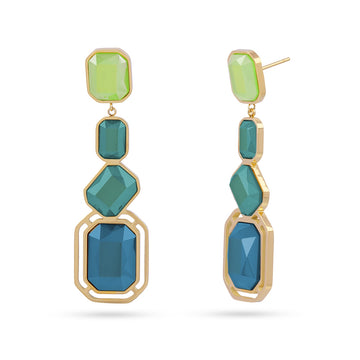 Pendientes Pixels Solesse Azul Anartxy