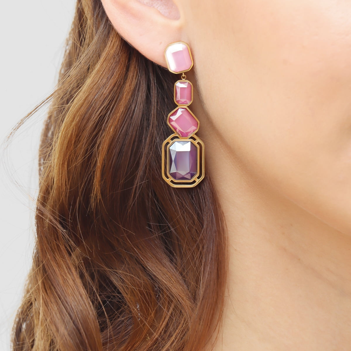 Pendientes Pixels Solesse Rosa Anartxy