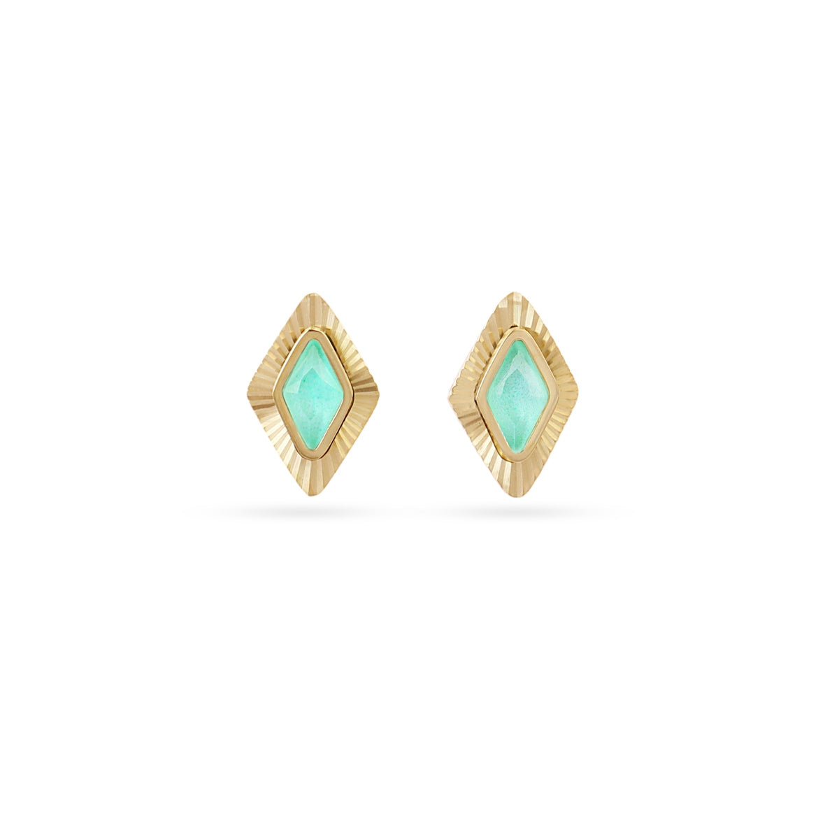Pendientes Prisma Caelix Verde Anartxy