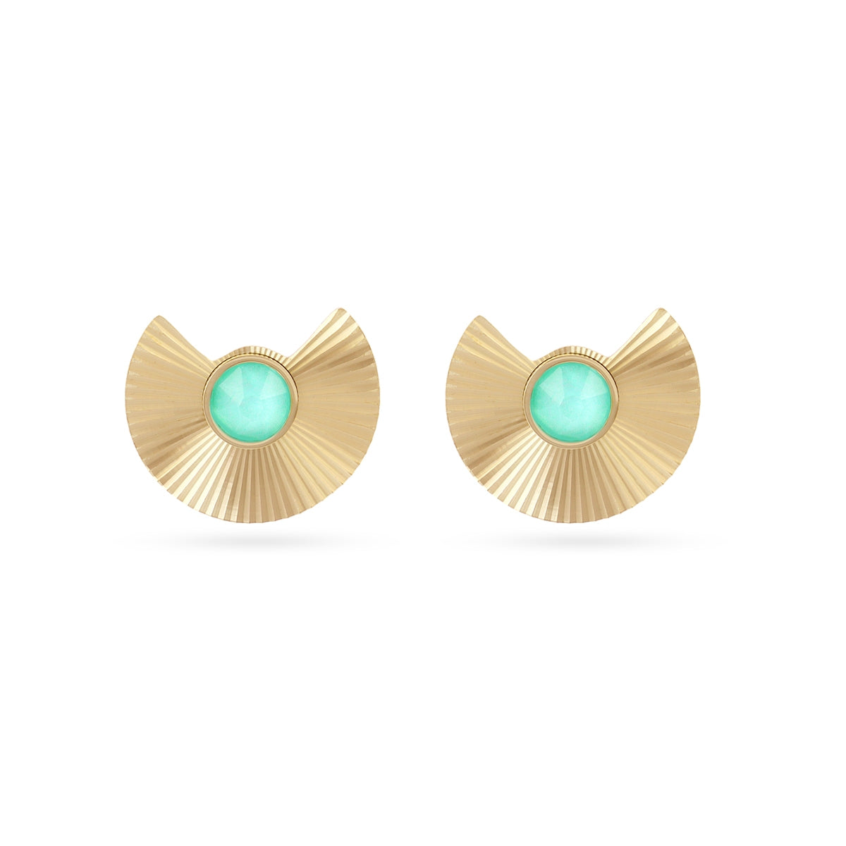 Pendientes Prisma Elux Verde Anartxy