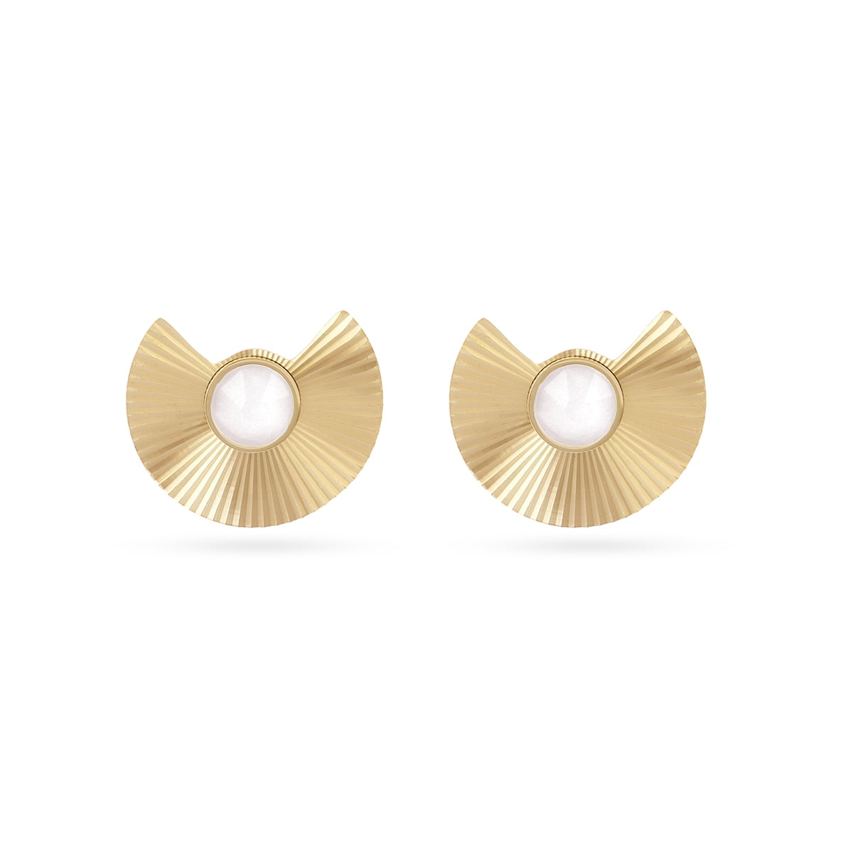 Pendientes Prisma Elux Blanco Anartxy