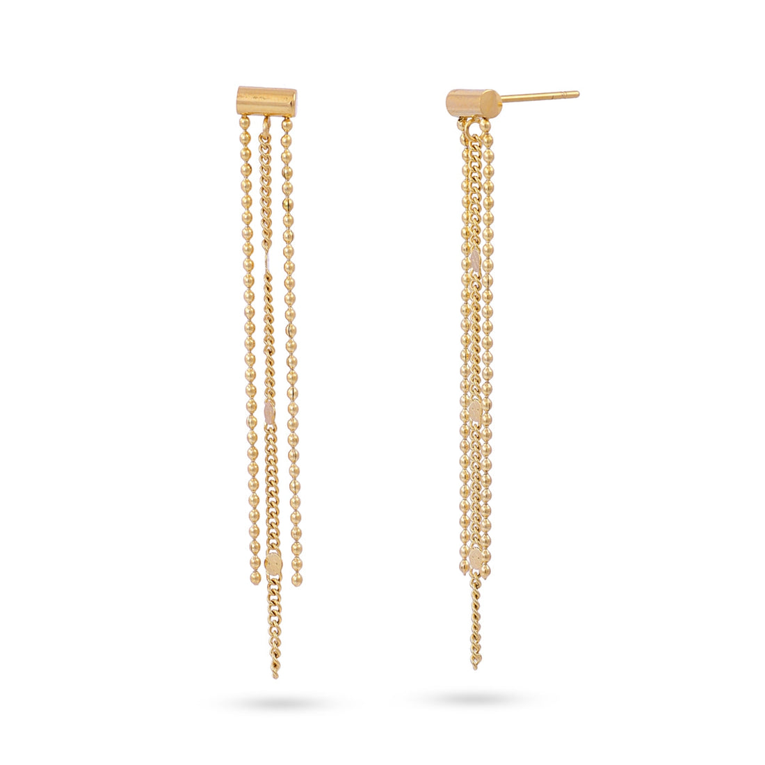 Pendientes Rainfall Glintsy Dorado Anartxy