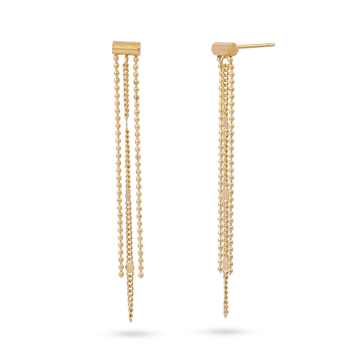 Pendientes Rainfall Glintsy Dorado Anartxy