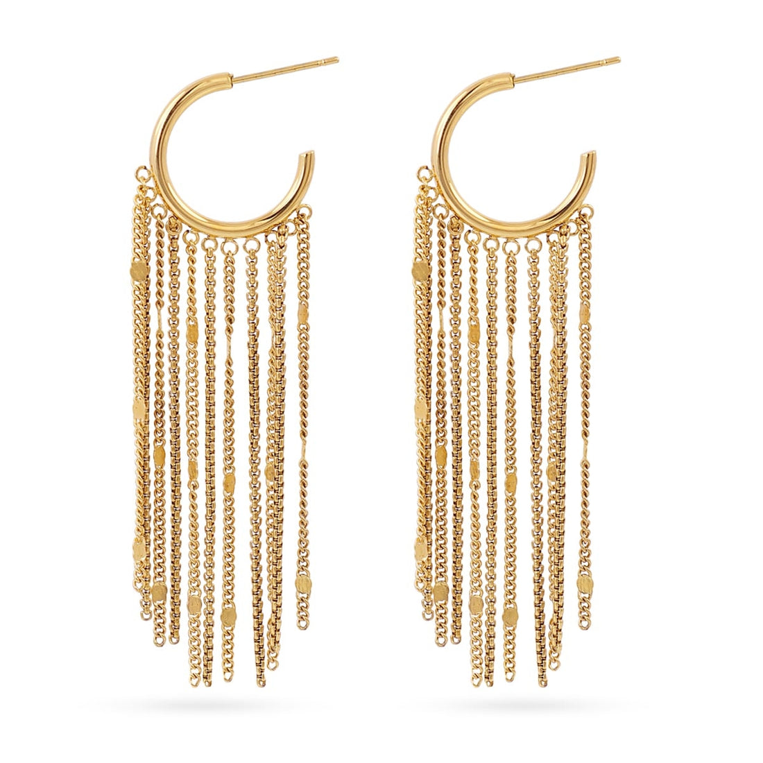 Pendientes Rainfall Prestige Dorado Anartxy