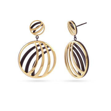 Pendientes Senses Axis Dorado Anartxy