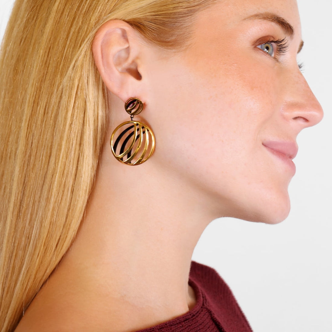 Pendientes Senses Axis Dorado Anartxy
