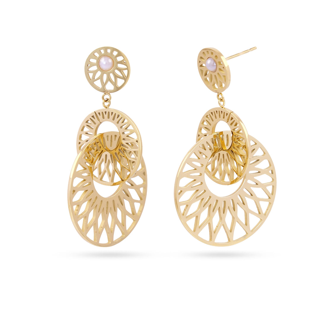 Pendientes Senses Hover Dorado Anartxy