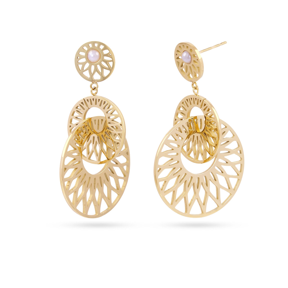 Pendientes Senses Hover Dorado Anartxy