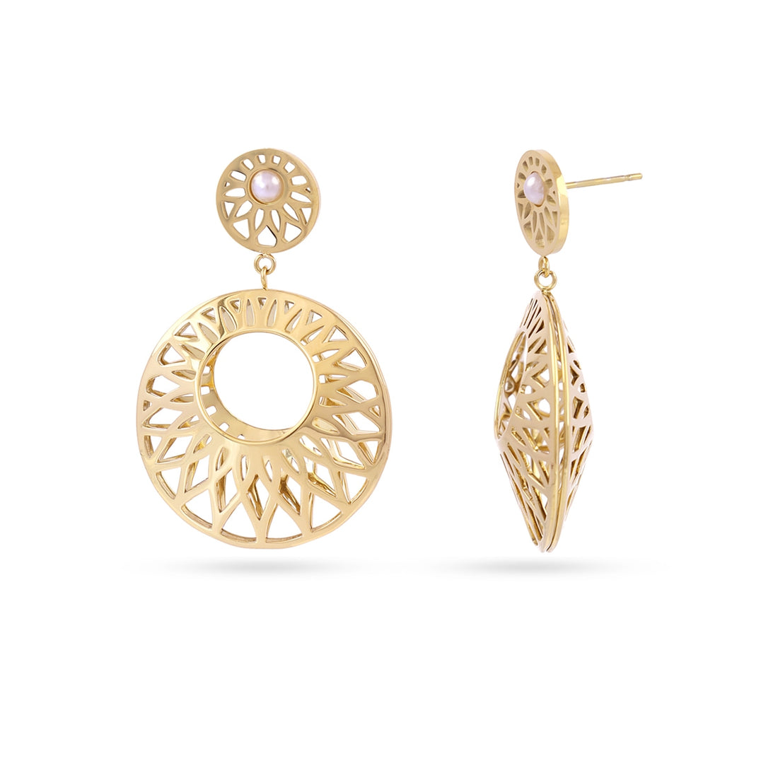 Pendientes Senses Tangle Dorado Anartxy