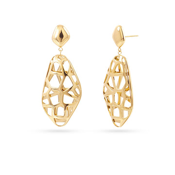 Pendientes Senses Weave Dorado Anartxy