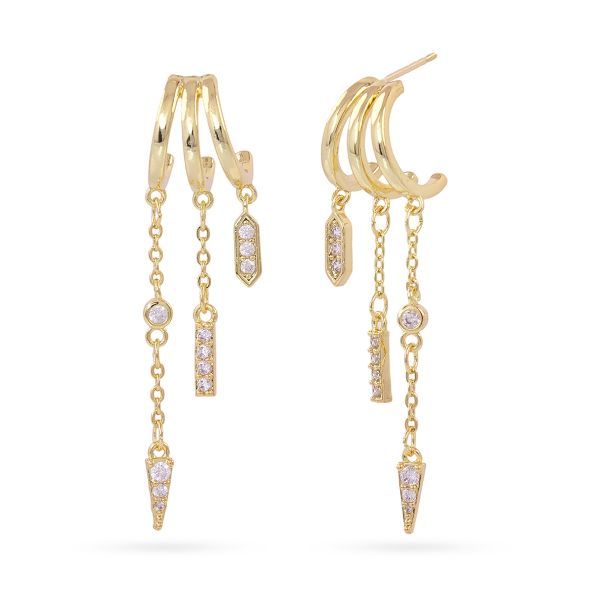 Pendientes Shine Aria Dorado Anartxy