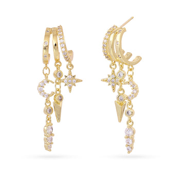 Pendientes Shine Daily Dorado Anartxy