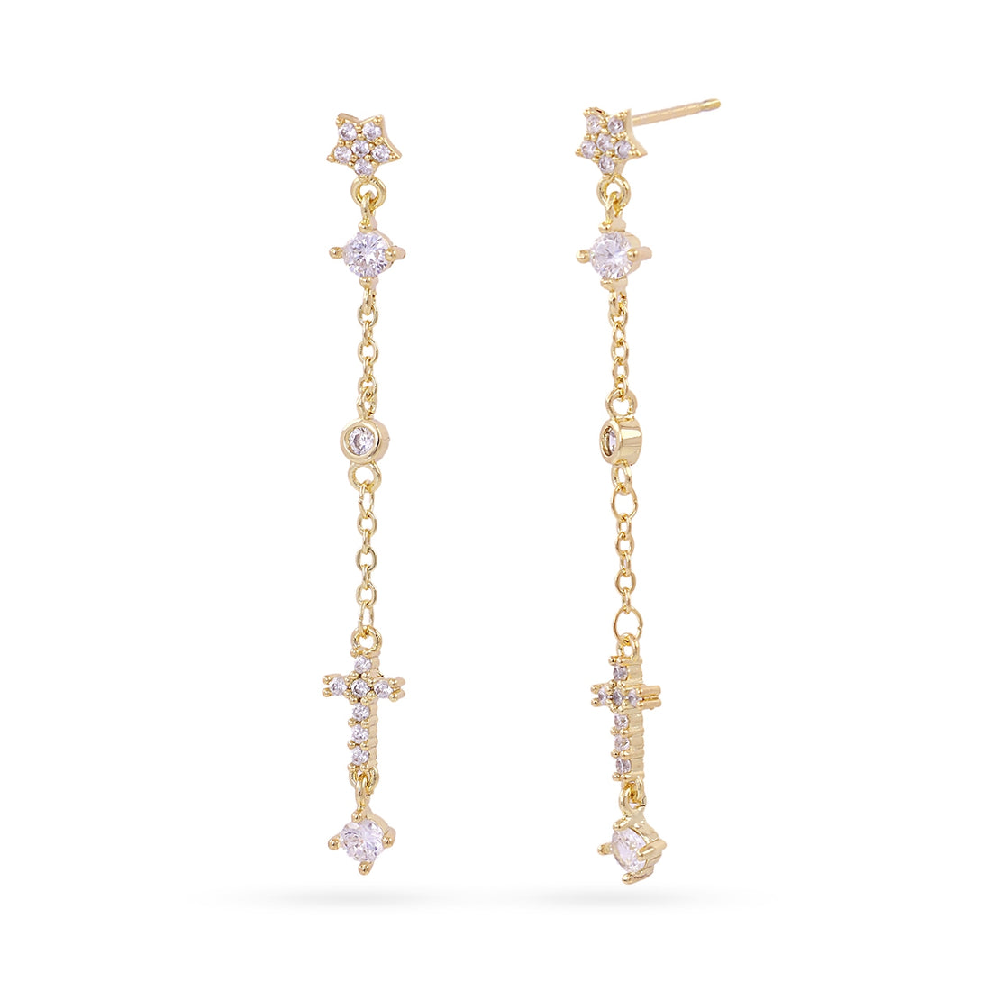 Pendientes Shine Liora Dorado Anartxy