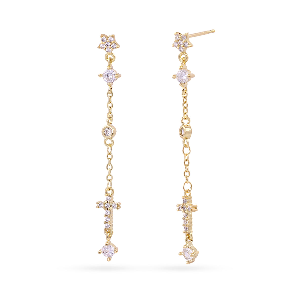 Pendientes Shine Liora Dorado Anartxy