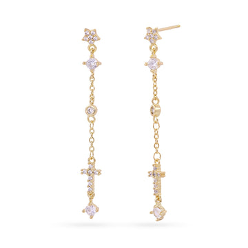 Pendientes Shine Liora Dorado Anartxy