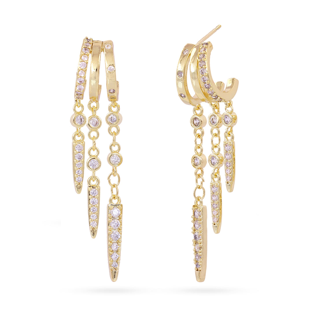 Pendientes Shine Xyra Dorado Anartxy