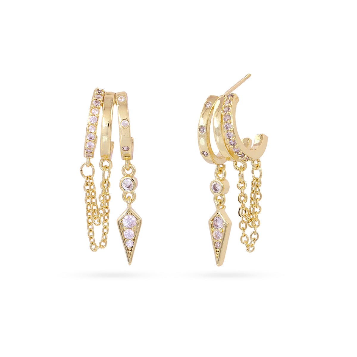 Pendientes Shine Zylo Dorado Anartxy