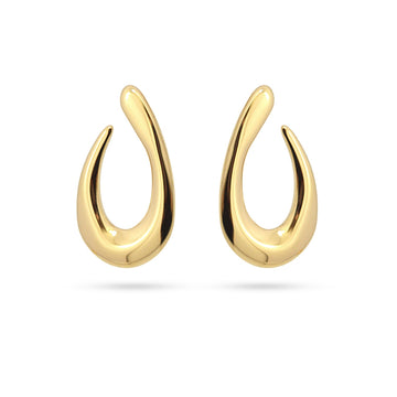 Pendientes Waves Big Nest Dorado Anartxy