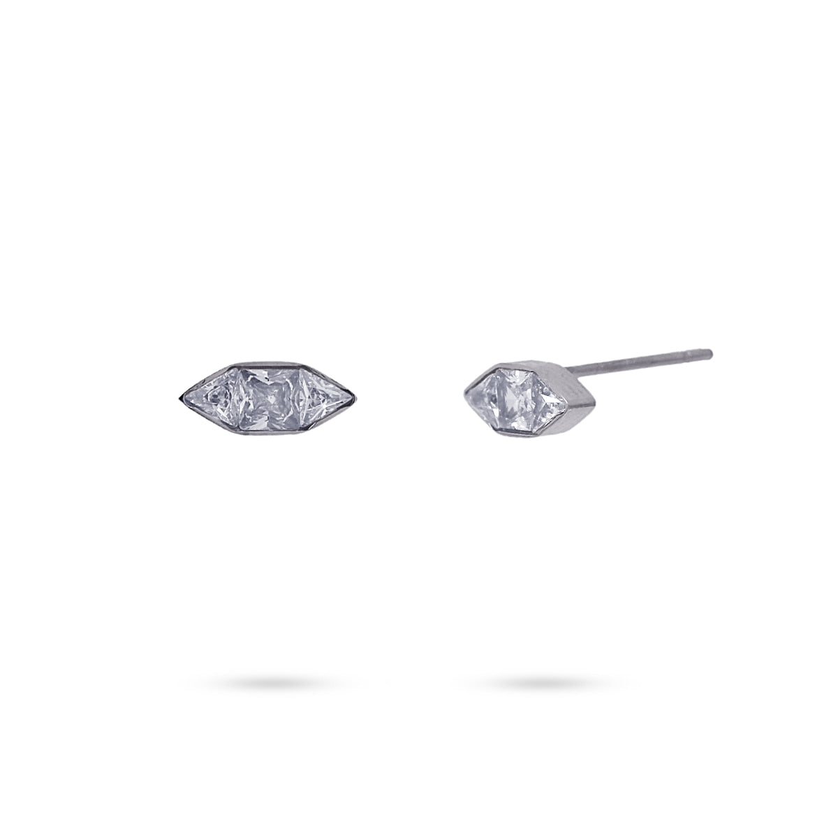 Pendientes Sirio Plateado Anartxy