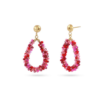 Pendientes Spirit Lull Rojo Anartxy