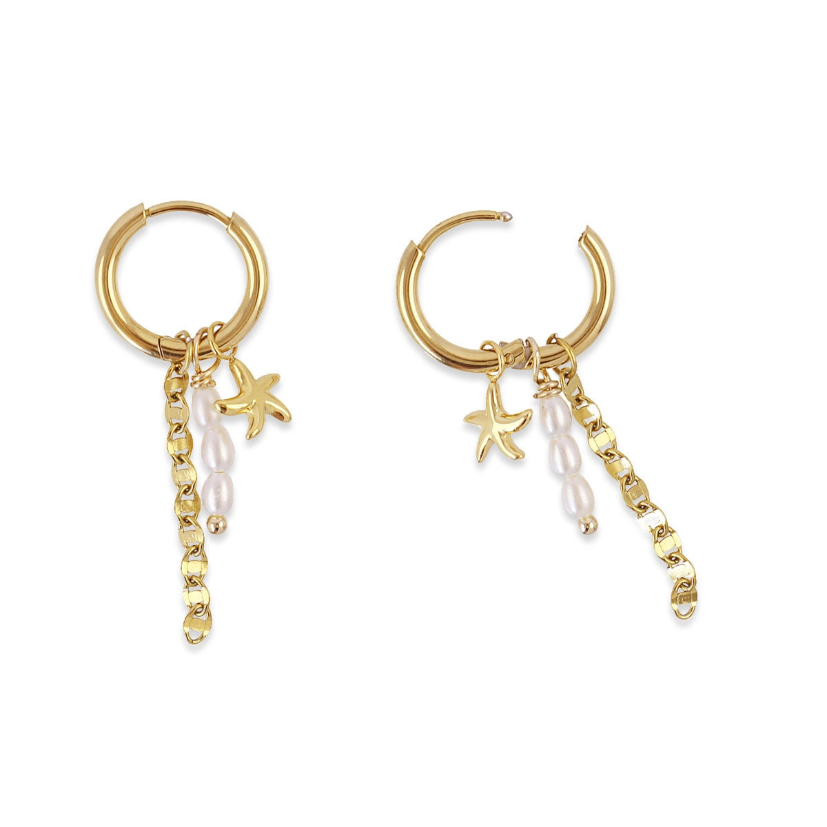 Pendientes Spirit Tangle Dorado Anartxy