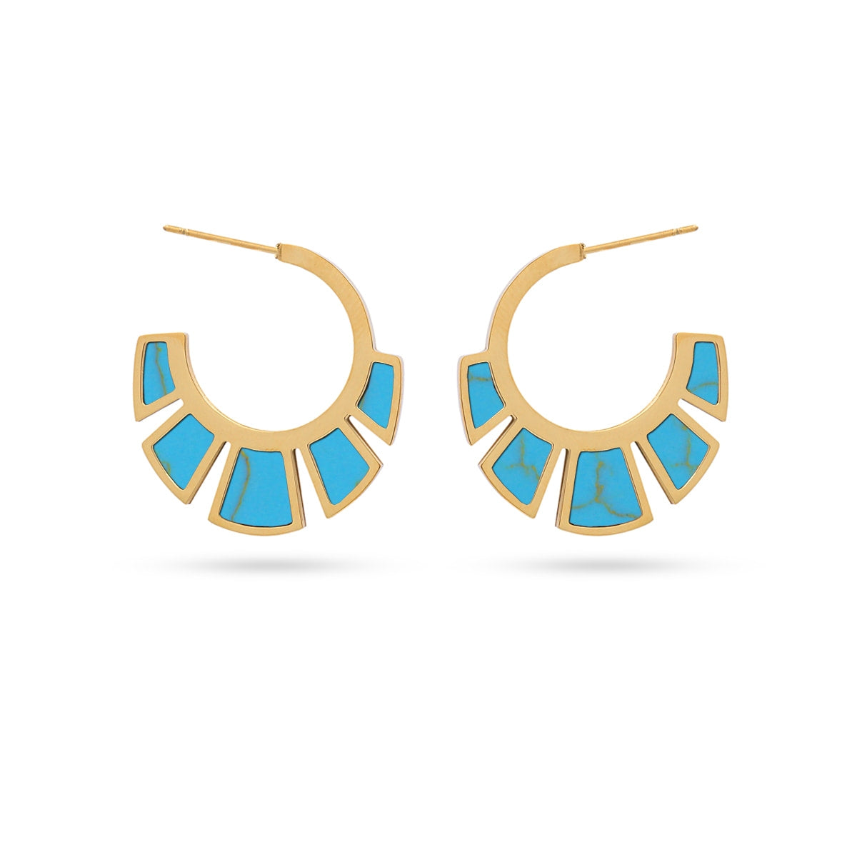 Pendientes Breeze Zephyra Turquesa Anartxy
