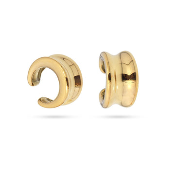 Pendientes Waves Deep Dorado Anartxy