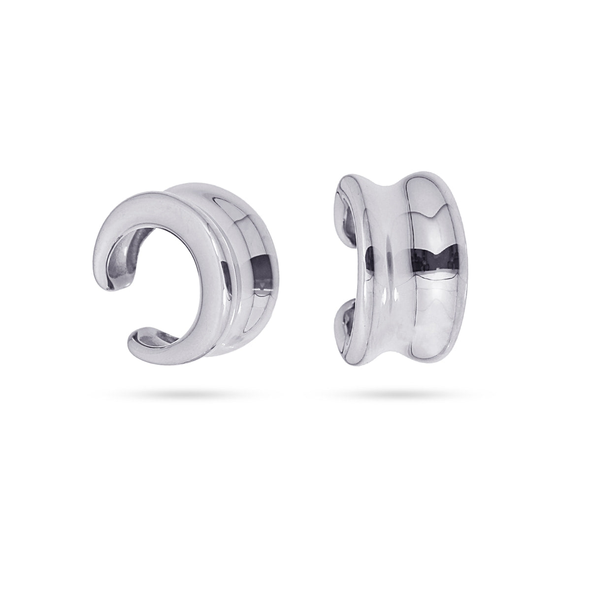 Pendientes Waves Deep Plateado Anartxy