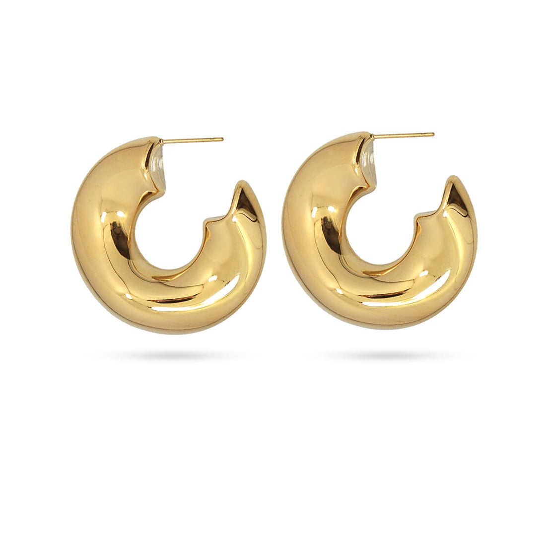 Pendientes Waves Funnel Dorado Anartxy