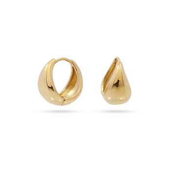Pendientes Summer Essentials Nest Hoop Dorado Anartxy