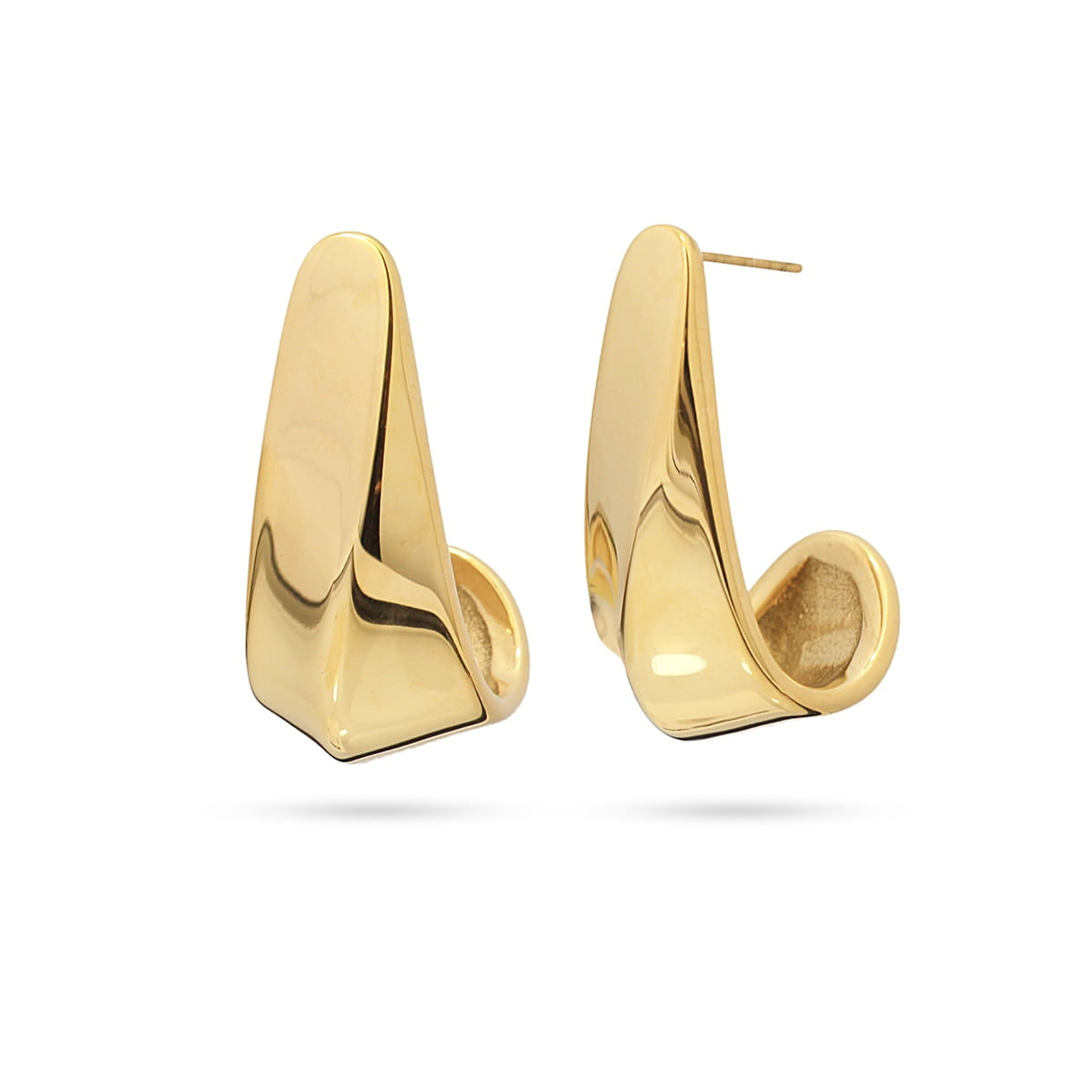 Pendientes Waves Long Crest Dorado Anartxy