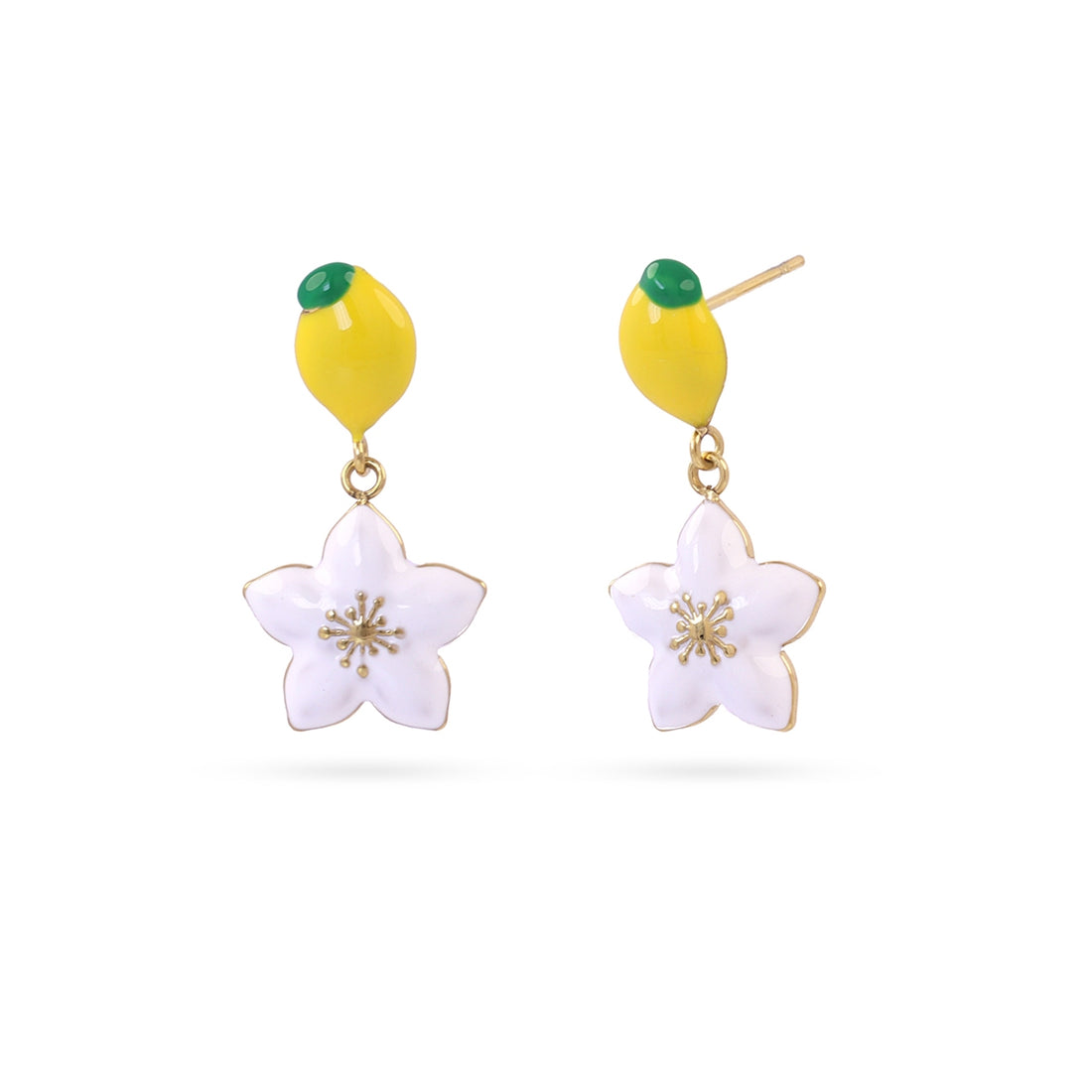 Pendientes Vine Blossom Amarillo Anartxy