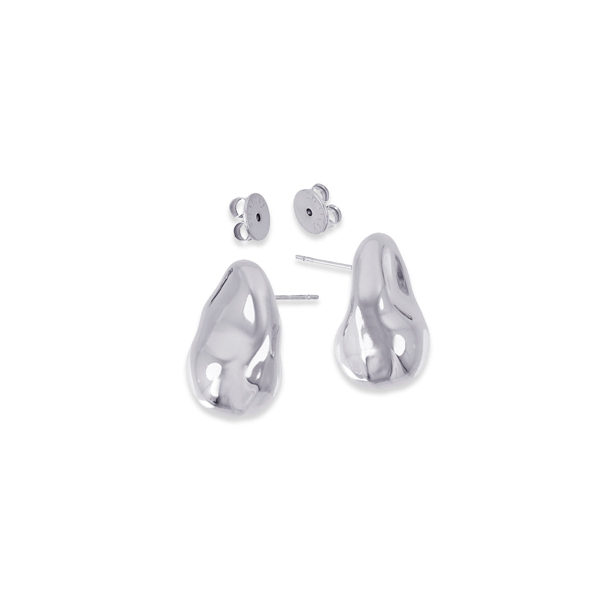 Pendientes Waves Core Plateado Anartxy
