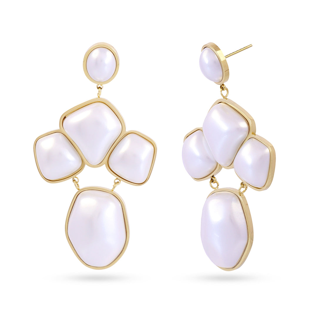 Pendientes Whim Nyra Dorado Anartxy
