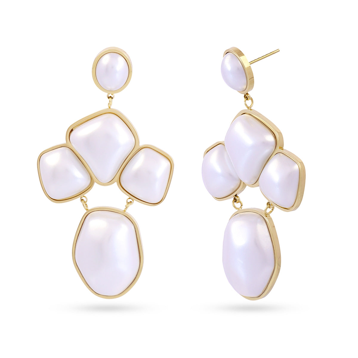 Pendientes Whim Nyra Dorado Anartxy