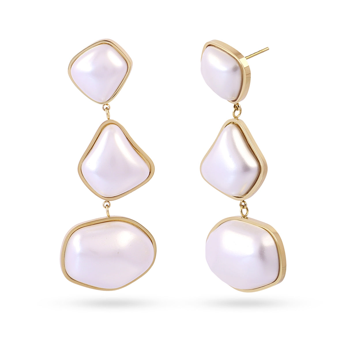 Pendientes Whim Shella Dorado Anartxy