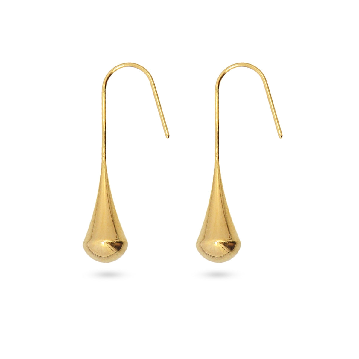Pendientes Waves Flow Dorado Anartxy