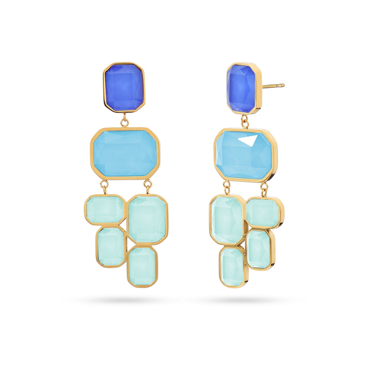 Pendientes Pixels Sunrise