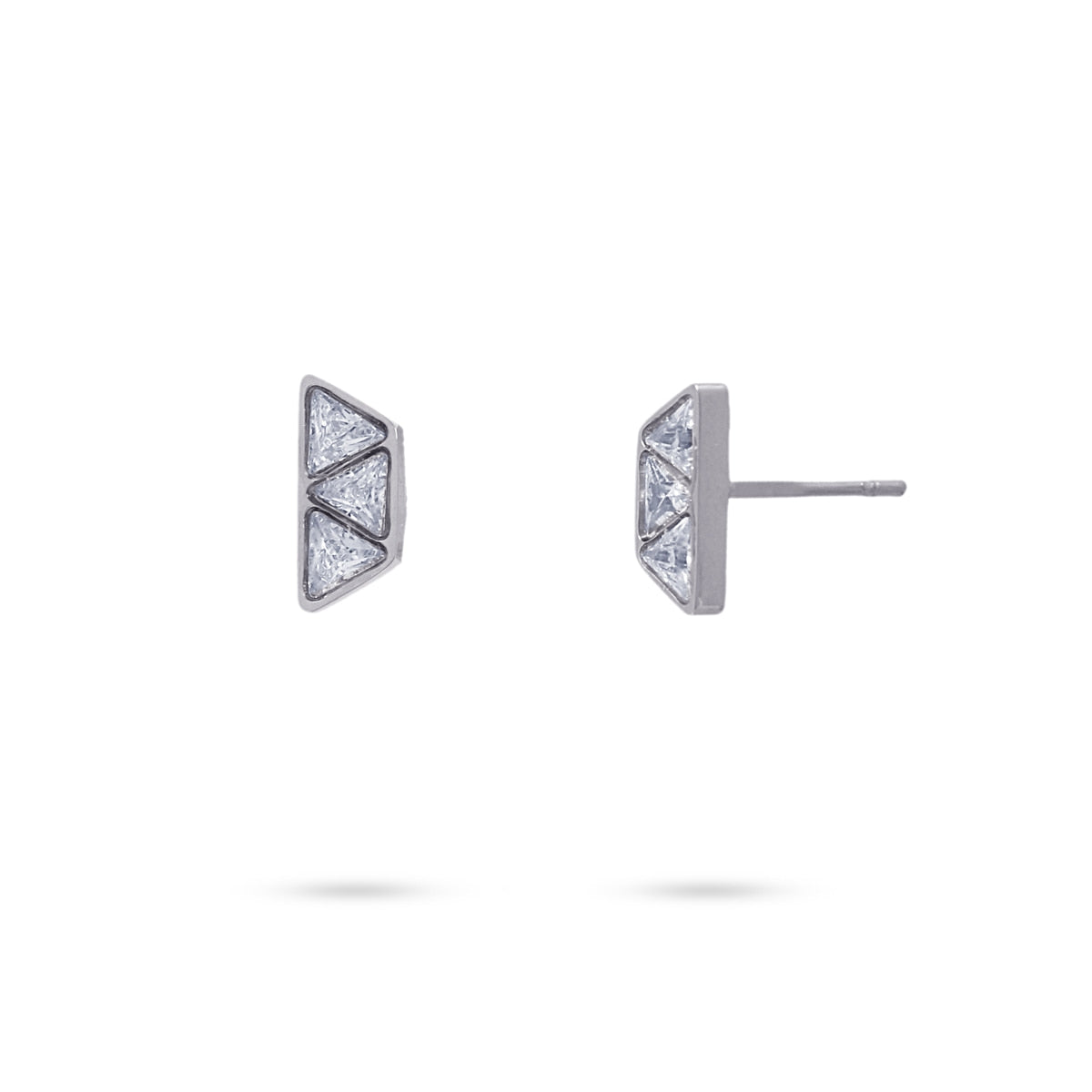 Pendientes Zuyua Plateado Anartxy