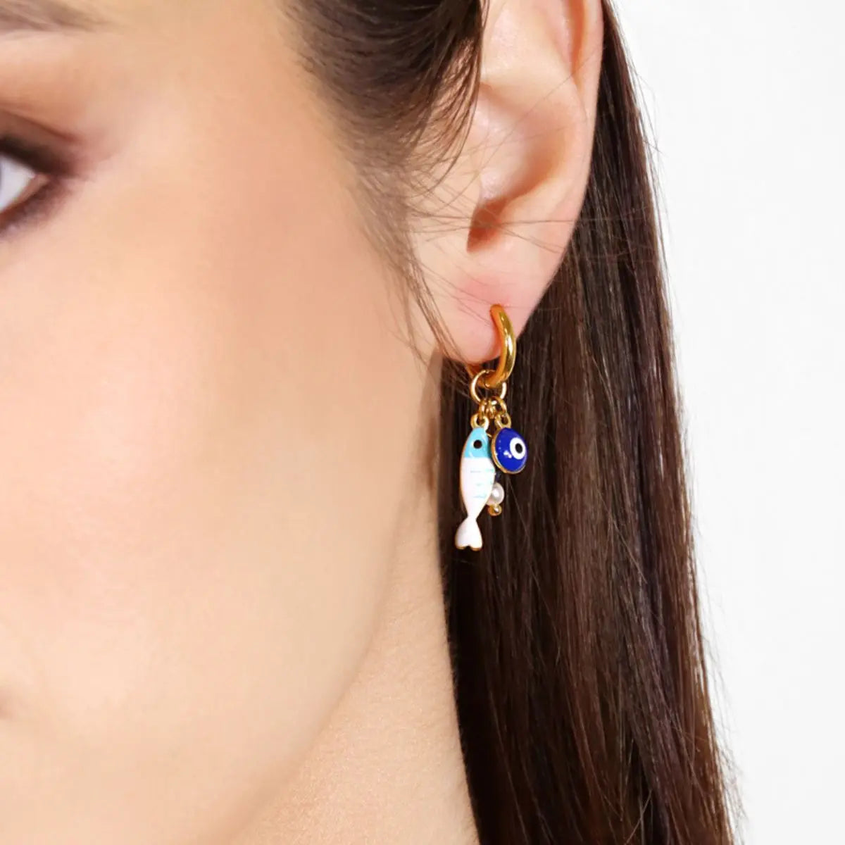 Pendientes Mati Ayla Turquesa Anartxy