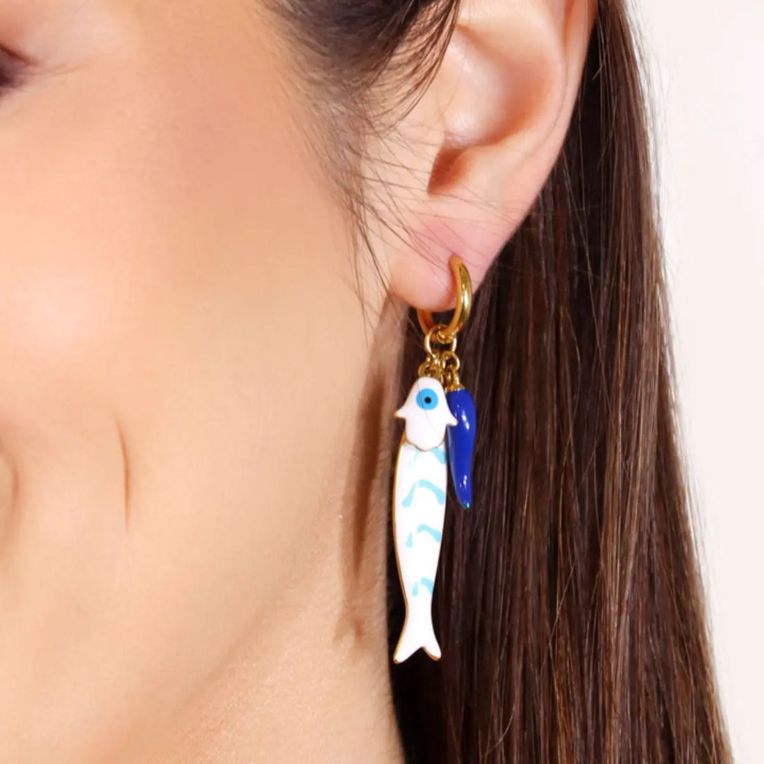 Pendientes Mati Ceyda Blanco Anartxy
