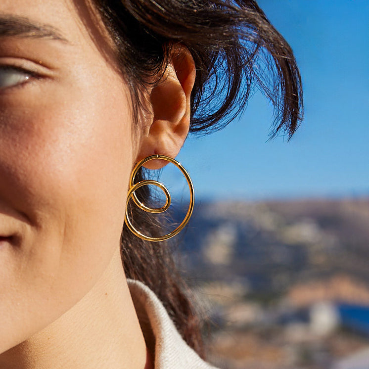 Pendientes Harare Dorado Anartxy