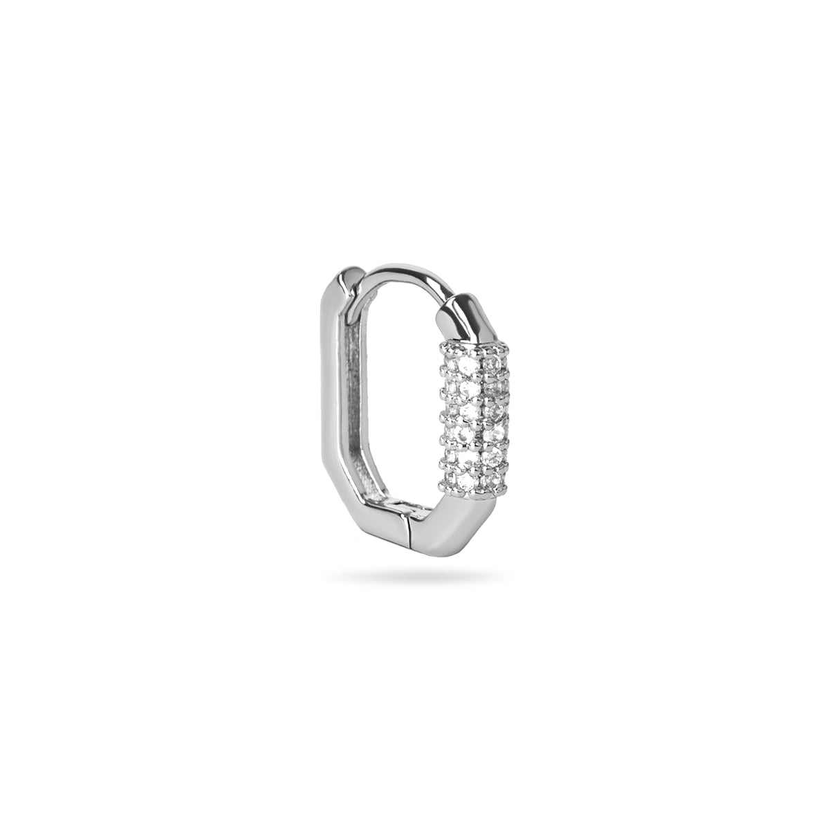 Piercing aro circonitas Plateado Anartxy
