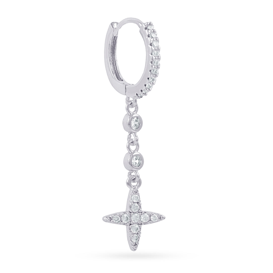 Piercing aro estrella brillante Dorado Anartxy