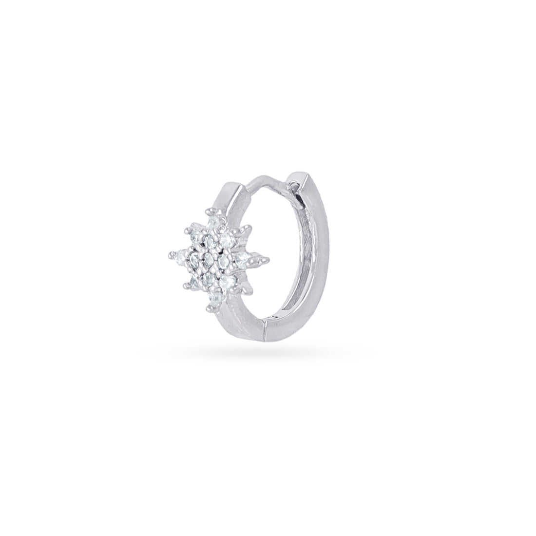 Piercing aro flor circonita Dorado Anartxy