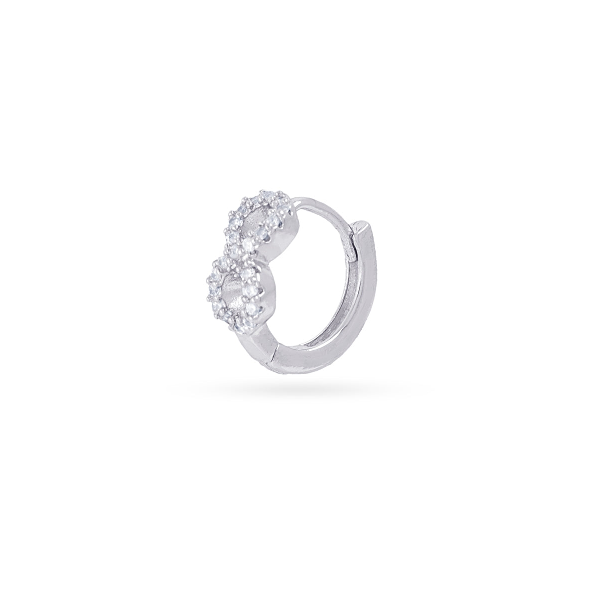 Piercing aro infinito circonitas Plateado Anartxy