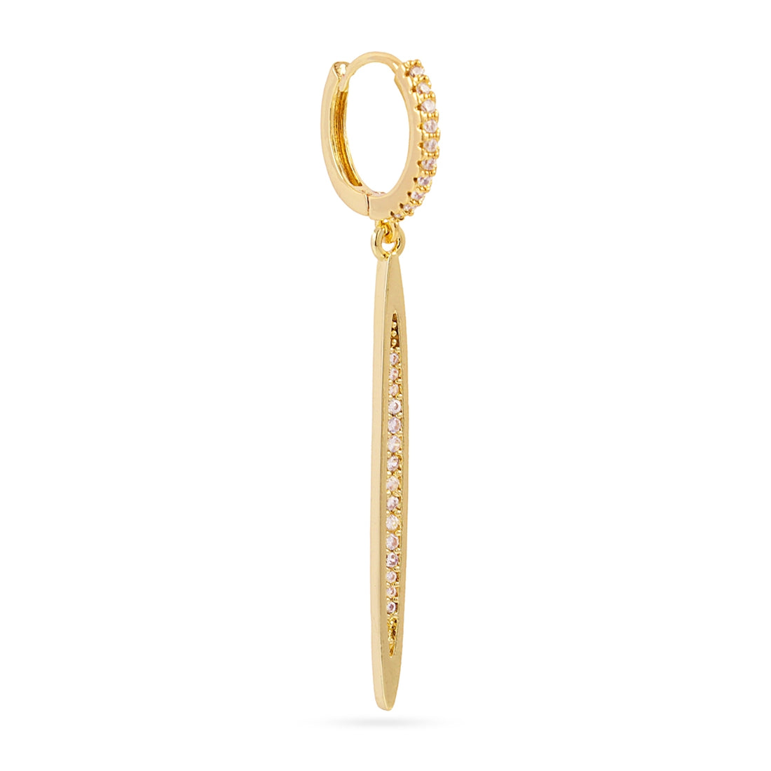 Piercing aro punta circonitas Dorado Anartxy