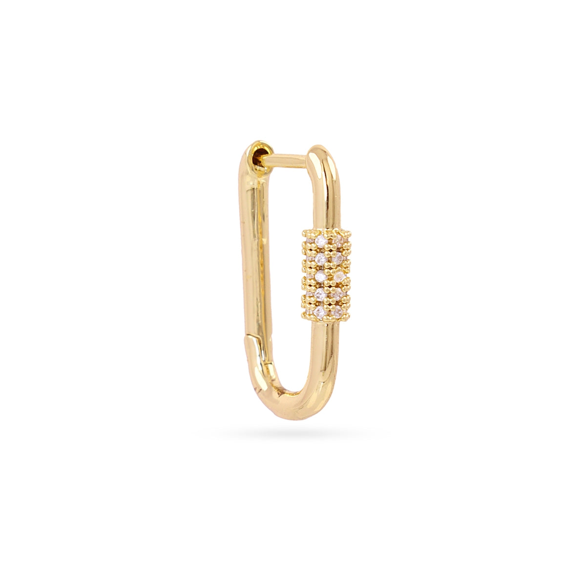 Piercing aro tipo link minimal Dorado Anartxy